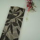 Black floral with stripes print Organza Fabric VP-32011