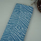 Sky Blue Batik Print Modal Satin Fabric EEG-32461