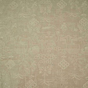 Beige Traditional Thread Embroidery Munga Silk Fabric GPF-32688 – image 2 of 4