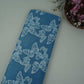 Sky Blue Batik Print Modal Satin Fabric EEG-32479