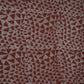 Rust Brown Geometrical Batik Print Modal Satin Fabric EEG-32474
