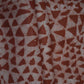 Rust Brown Geometrical Batik Print Modal Satin Fabric EEG-32474