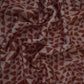 Rust Brown Geometrical Batik Print Modal Satin Fabric EEG-32474