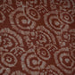 Rust Brown Abstract Batik Print Modal Satin Fabric EEG-32476