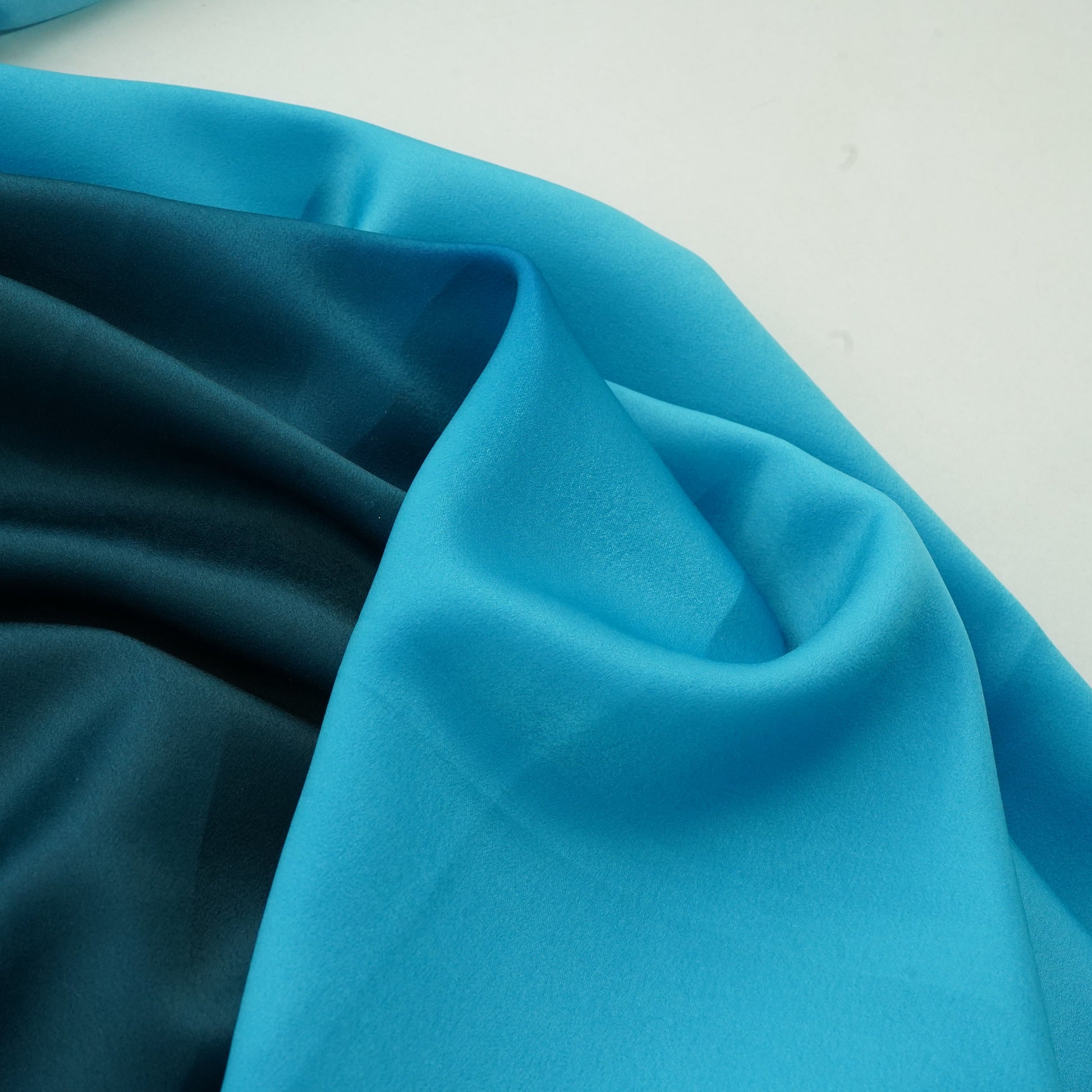 Buy Blue Ombre Gucci Satin Fabric 15340 Online at TradeUNO