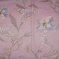 Purple floral with stripes print Organza Fabric VP-32018