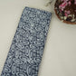 Indigo Circle Batik Print Modal Satin Fabric EEG-32464