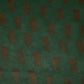 Dark Green Handblock Batik Print Modal Satin Fabric EEG-32465