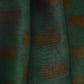 Dark Green Handblock Batik Print Modal Satin Fabric EEG-32465