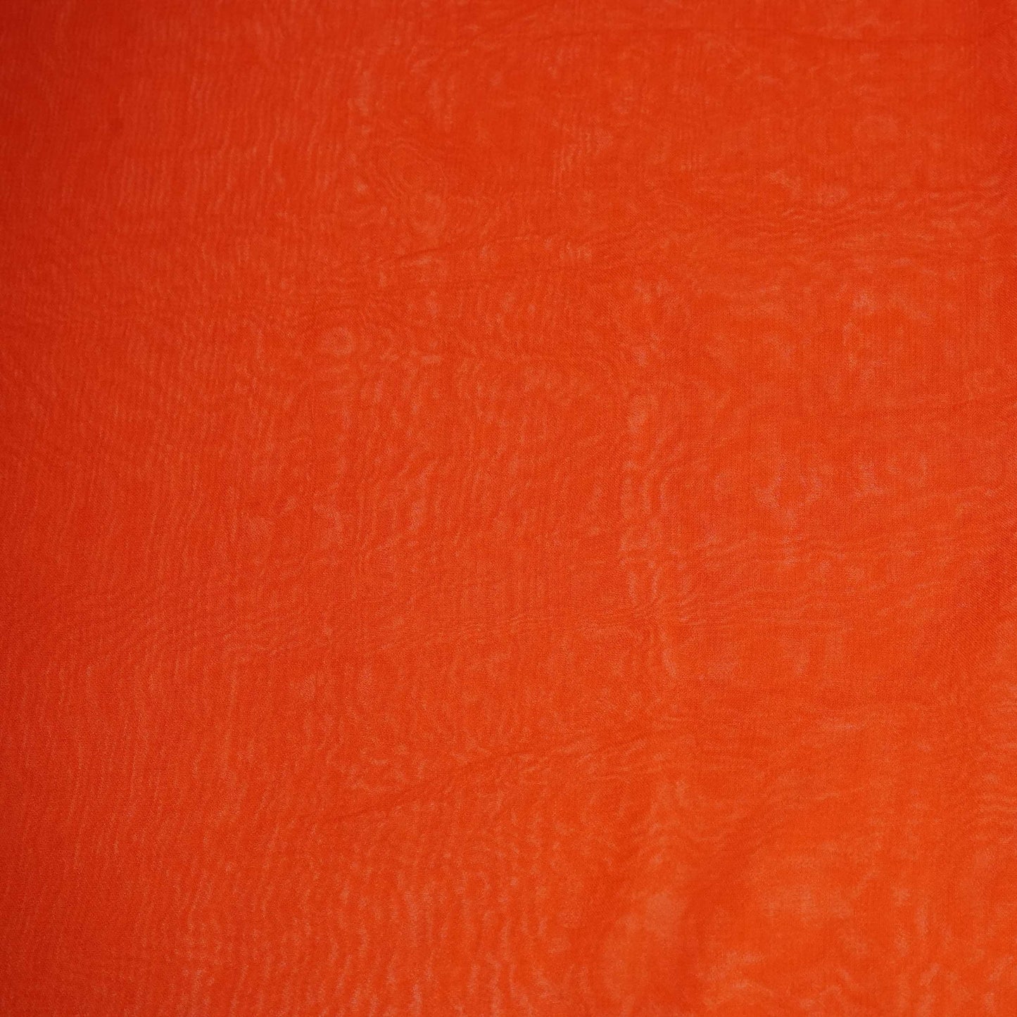Rust Orange Solid Royal Georgette Fabric MKR-14