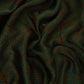Dark Green Abstract Batik Print Modal Satin Fabric EEG-32486