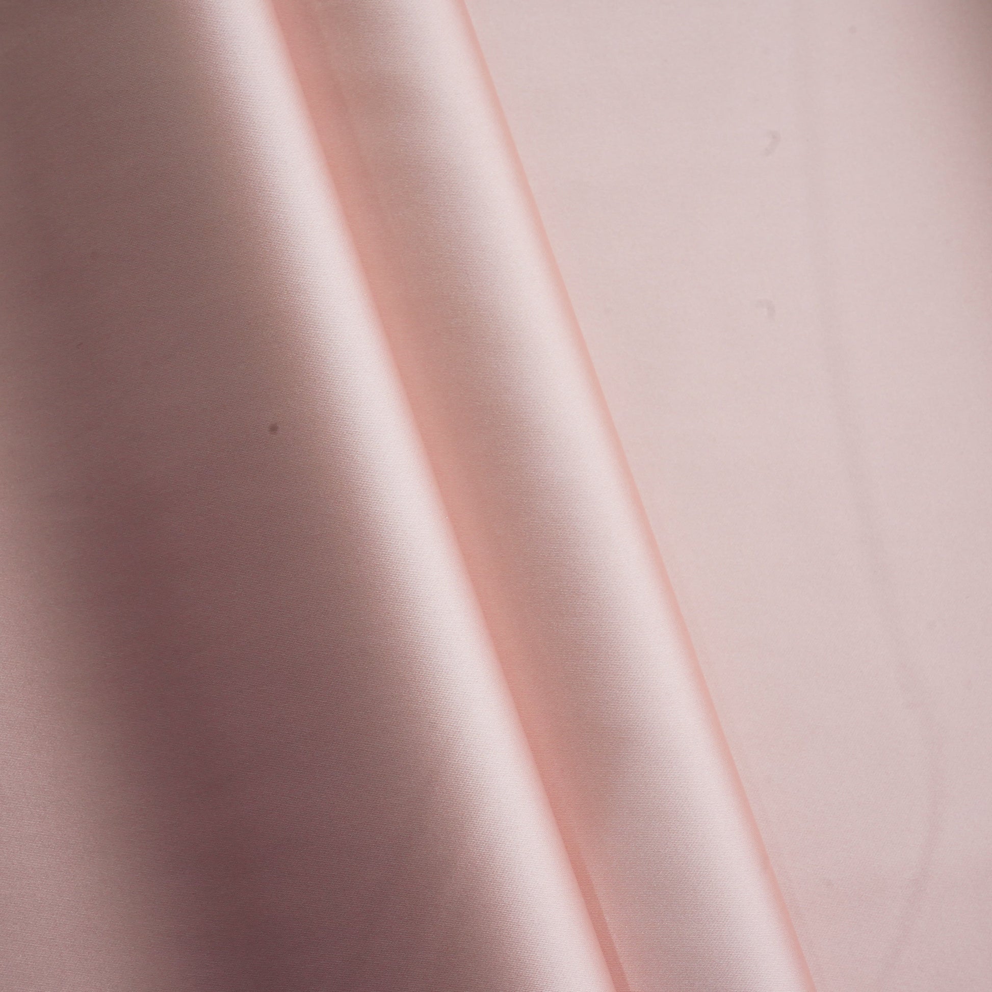 Blush Pink Solid Celina Satin Fabric 18779