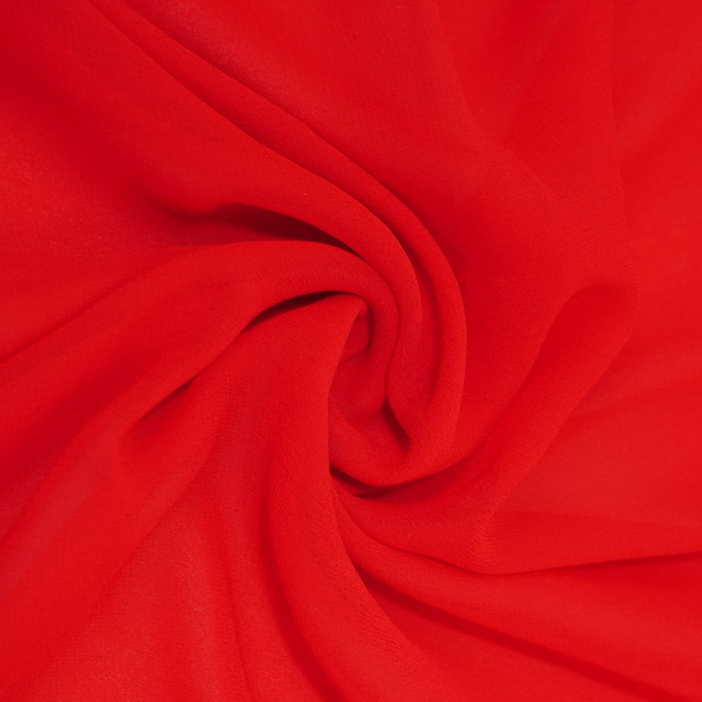 Red Solid Royal Georgette Fabric MKR-17