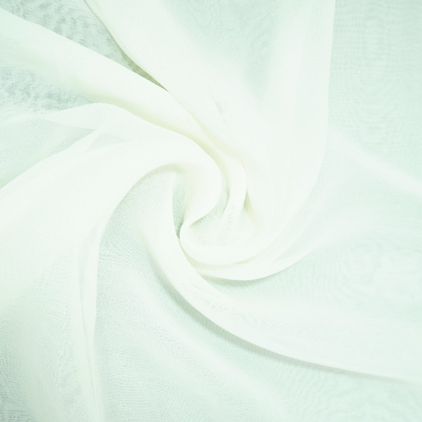 Off White Solid Royal Georgette Fabric MKR-04