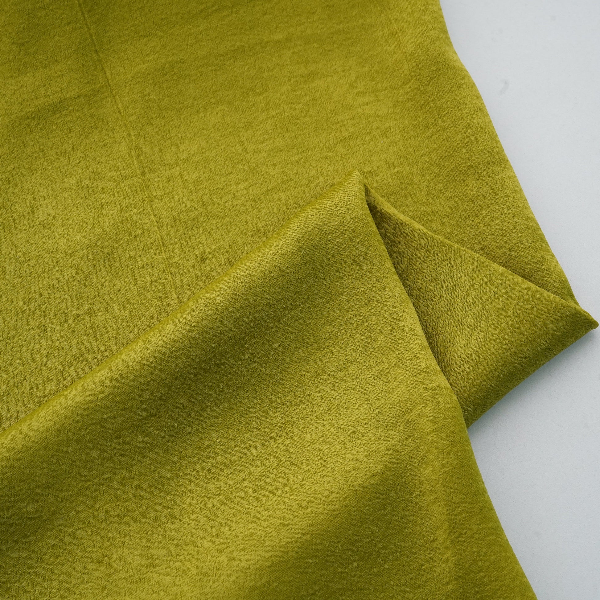 Green Solid Chanderi Velvet Fabric 18424