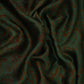 Dark Green Batik Print Modal Satin Fabric EEG-32466