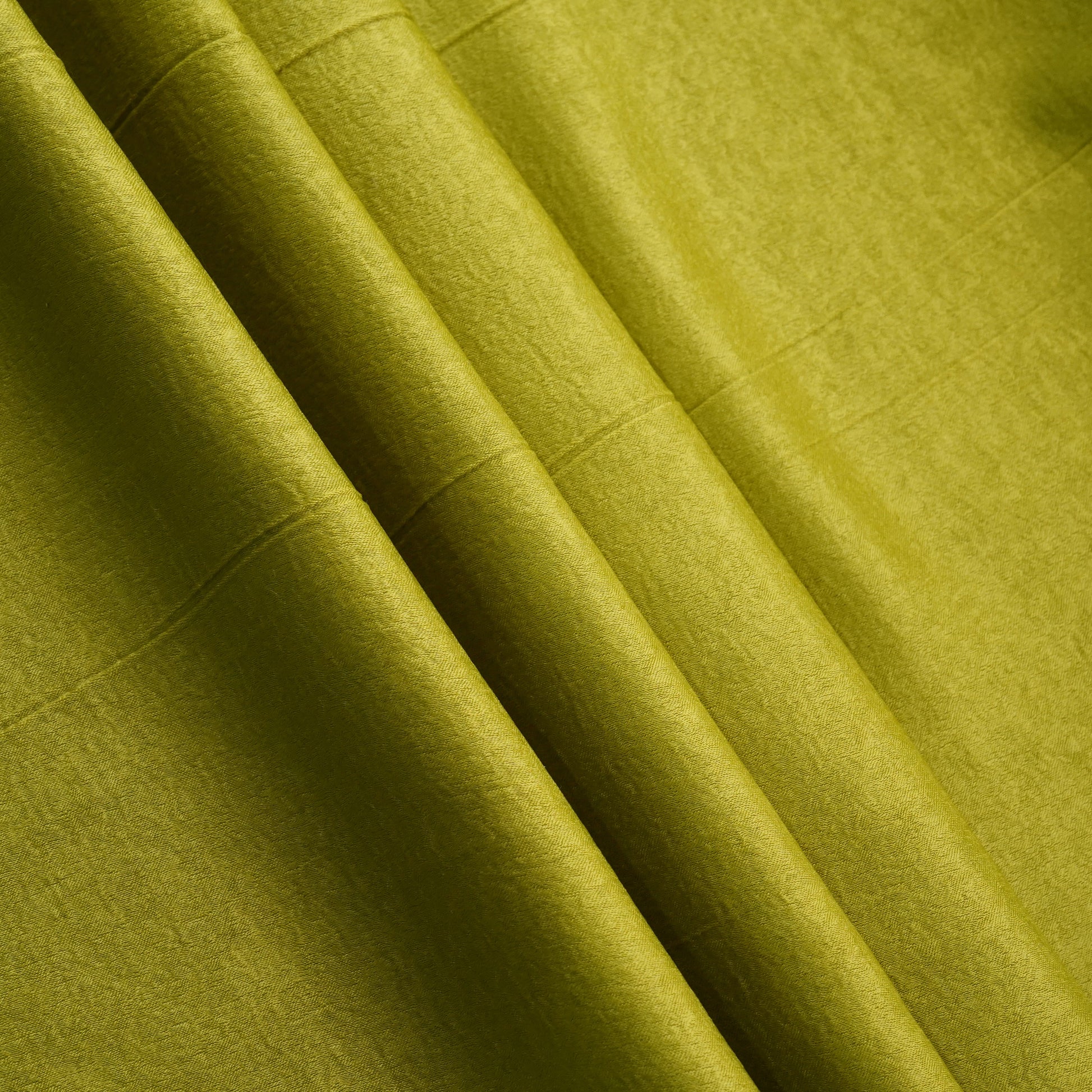 Green Solid Chanderi Velvet Fabric 18424