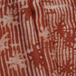 Rust Brown Abstract Batik Print Modal Satin Fabric EEG-32471