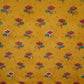 Yellow Floral hand embroidery Cutdana Mul Chanderi Fabric VF-30642