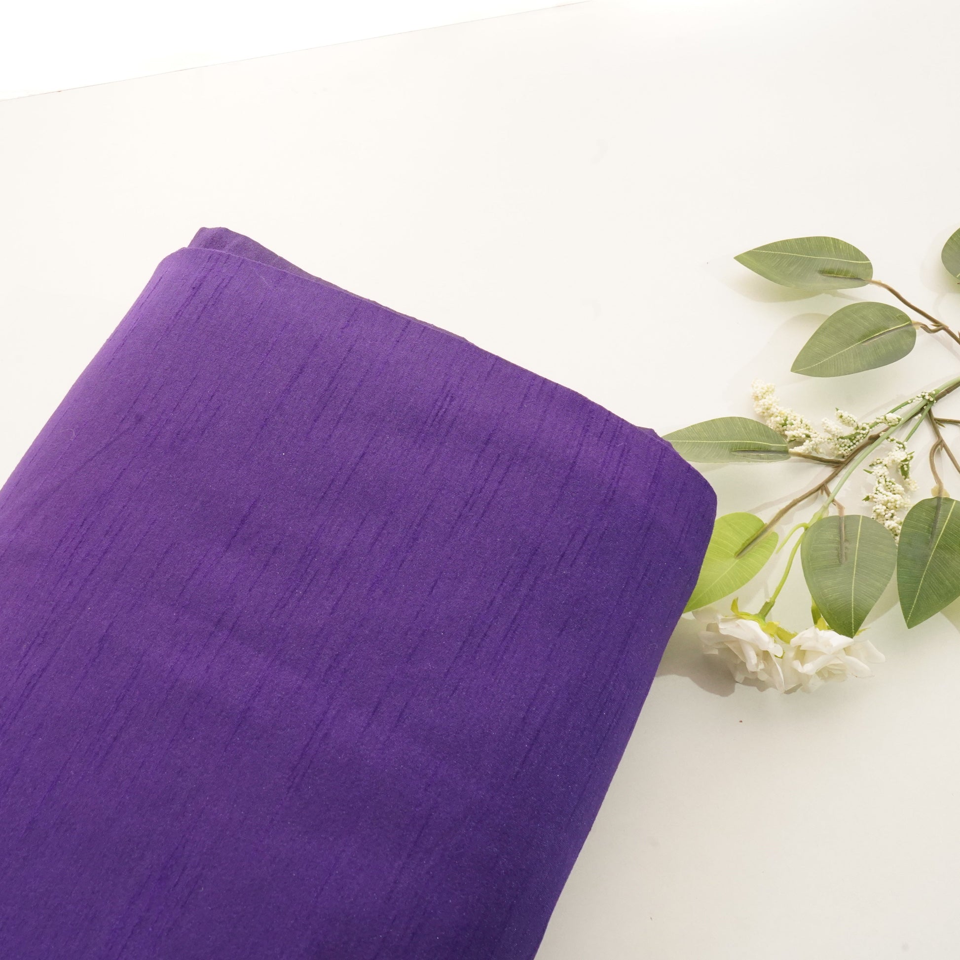 Purple Dupian Silk Fabric 15603