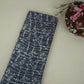 Indigo Blue Batik Print Modal Satin Fabric EEG-32485