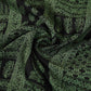 Black Mughal Print Pure 70gm Chanderi Fabric SN-30521
