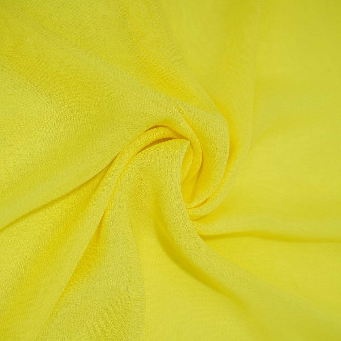 Butter Yellow Solid Royal Georgette Fabric MKR-22