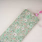 Sage Green Floral Print Cotton Linen Fabric RT-30908
