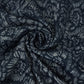Indigo Blue Batik Print Modal Satin Fabric EEG-32463
