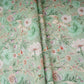 Sage Green Floral Print Cotton Linen Fabric RT-30908