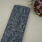 Indigo Blue Batik Print Modal Satin Fabric EEG-32463