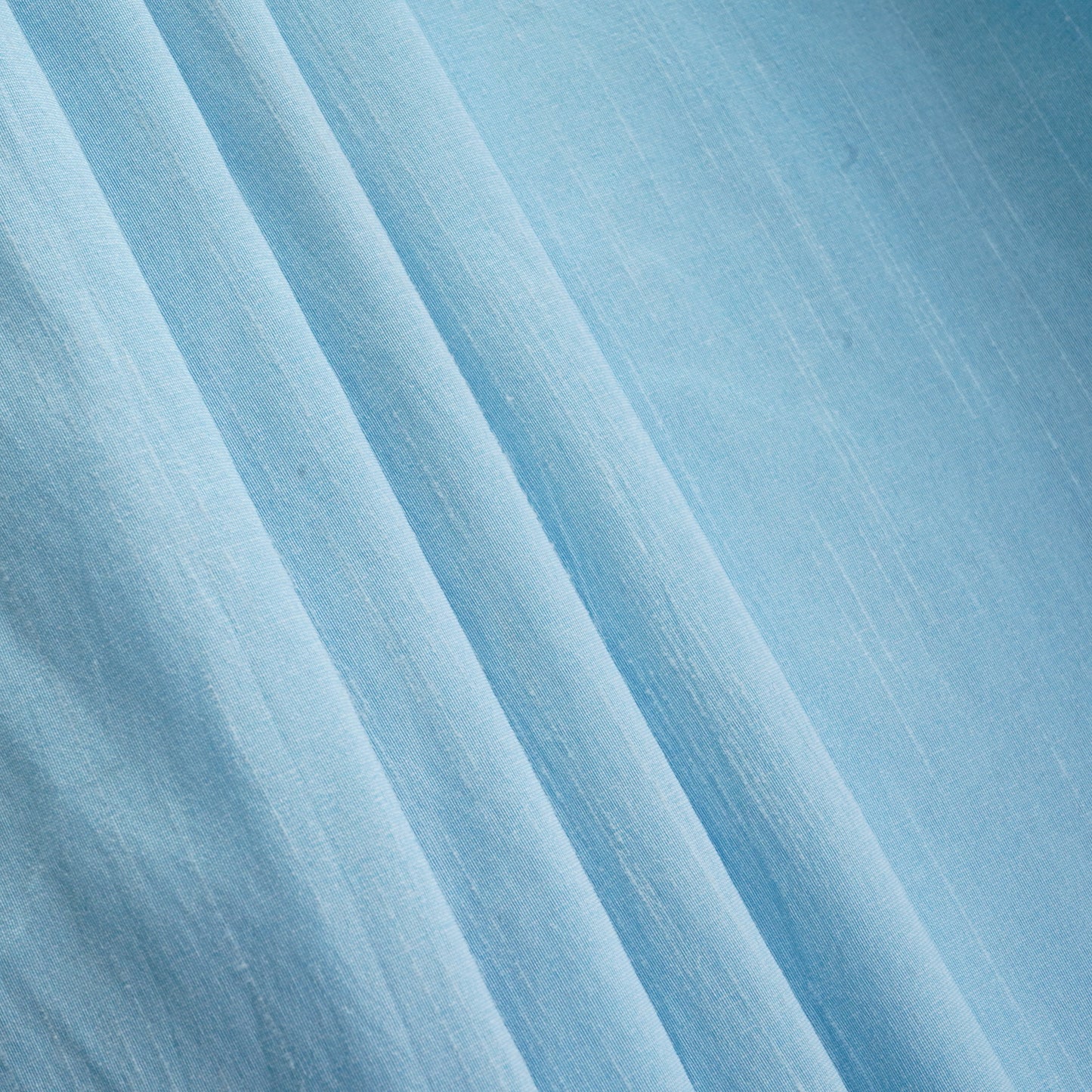 Sky Blue Dupian Silk Fabric 15598