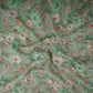 Sage Green Floral Print Cotton Linen Fabric RT-30908