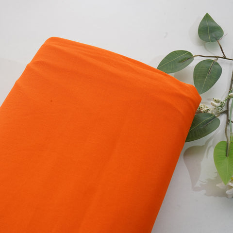 Orange Solid Lycra Dyed Fabric 12996
