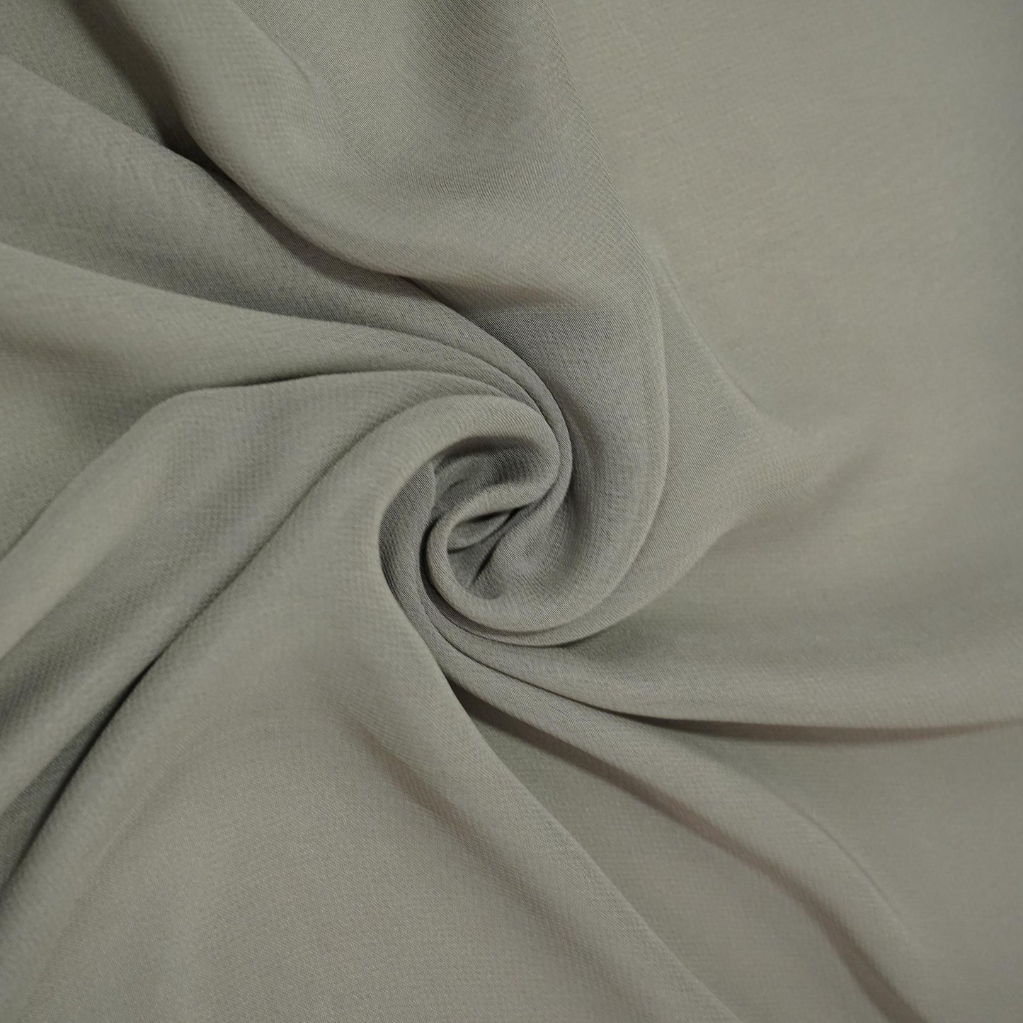 Dark Grey Solid Royal Georgette Fabric MKR-09