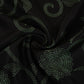 Black Floral Print Pure 70gm Chanderi Fabric SN-30522