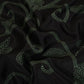 Black Floral Print Pure 70gm Chanderi Fabric SN-30522