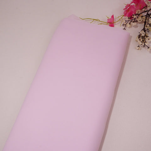Baby Pink Solid Royal Georgette Fabric MKR-02