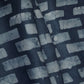 Indigo Blue Block Batik Print Modal Satin Fabric EEG-32490
