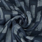 Indigo Blue Block Batik Print Modal Satin Fabric EEG-32490