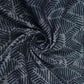 Indigo Blue Abstract Batik Print Modal Satin Fabric EEG-32484