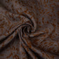 Grey Batik Print Modal Satin Fabric EEG-32489