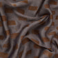 Grey Block Batik Print Modal Satin Fabric EEG-32478