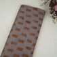 Grey Block Batik Print Modal Satin Fabric EEG-32478