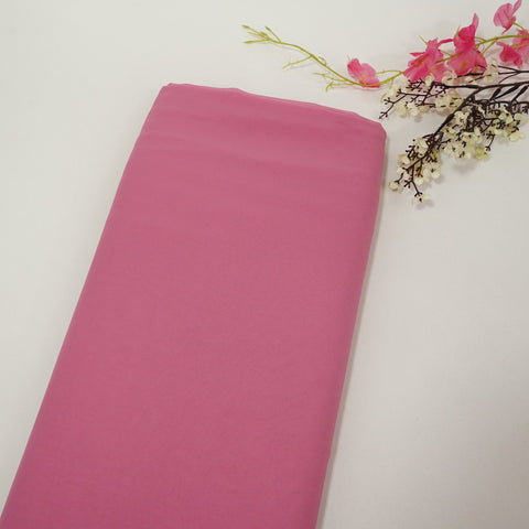 Pink Solid Royal Georgette Fabric MKR-08