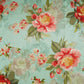 Mint Green Floral Print Crepe Fabric MT-29387