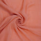 Coral Pink Solid Royal Georgette Fabric MKR-07
