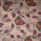 Beige Pen Kalamkari With Hand Embroidery Mul Chanderi Fabric VF-30665