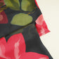Black Floral Print Crepe Fabric MT-29386