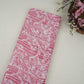Pink Abstract Batik Print Modal Satin Fabric EEG-32467